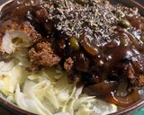 デミグラスちくわかつ丼作り方7写真