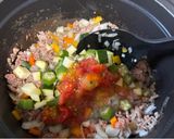 夏野菜たっぷりのボロネーゼハヤシ作り方5写真