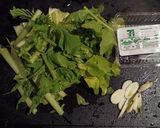 鱈子にんにく胡麻油炒め大根葉作り方1写真