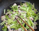 小松菜と豚バラのふわたま中華丼作り方3写真