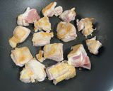 青梅の種応用編『梅の照り焼きチキン』作り方3写真