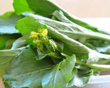 アスパラ菜のにんにく胡麻ドレッシング♪作り方1写真