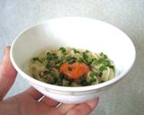 釜玉うどんと小麦粉で作った麺で釜玉うどん作り方13写真