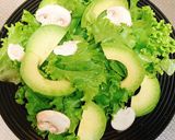 マッシュルームのグリーンサラダ作り方3写真