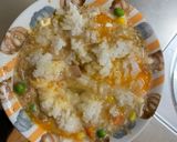 レンジさっぱり洋風甘辛オイ梅味炒飯弁当作り方8写真
