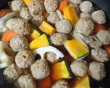 鶏団子と根菜の甘辛煮作り方3写真