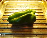 ピーマン丸ごとトースター焼き作り方1写真