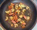 卵を使った濃厚クリームパスタ作り方3写真