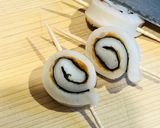 竹輪と海苔のくるくる巻き作り方3写真