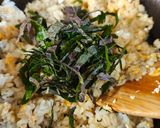 エゴマの葉で焼き飯作り方3写真