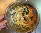 豆もやしで作る野菜たっぷりちぢみ作り方3写真