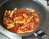 豚挽き肉と湯葉と春雨の炒めもの麻婆ソース作り方9写真