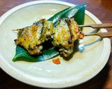 美味しい手羽中いかだ串　蓼酢ソース焼き作り方4写真