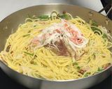 芹と茗荷とカニカマの冷製マヨぺぺ作り方11写真