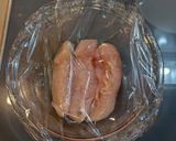 レンジで「ほぐしチキン（ささみ）」作り方2写真