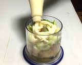 桃とセロリと生ハムの冷製パスタ作り方13写真
