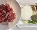 牛肉と舞茸のカレー作り方1写真