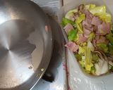 春キャベツの焼きうどん作り方3写真
