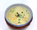 いつもの野菜で！簡単具沢山コーンスープ作り方6写真