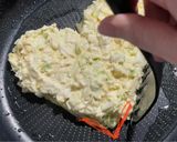 バレンタインご飯❤️型不要ハートお好み焼き作り方2写真