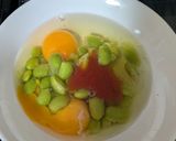 簡単★夕食！枝豆のレンチンたまごとじ作り方1写真