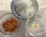 速攻で！明太子バターおむすび♪作り方1写真