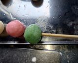 串まで食べられる3色団子作り方6写真