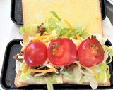 食パンで厚揚げタコスホットサンド作り方4写真