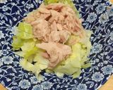 ツナとキャベツのサラダ作り方1写真