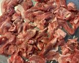 豚こま肉で簡単酢豚作り方1写真