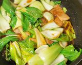 豚バラチンゲン菜炒め作り方4写真