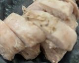 鶏胸肉で簡単ロール巻き😋作り方6写真
