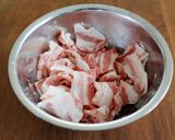 【豚バラなすとピーマンの生姜焼き】ご飯が進む♫作り方1写真