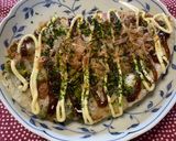 お好み焼き風焼き餅作り方4写真