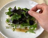 【カルシウム】豆腐と水菜のサラダ作り方3写真