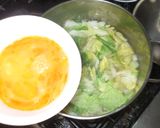 卵スープ♪簡単鶏がらスープ白菜ツナ缶作り方7写真
