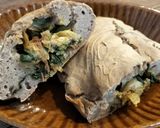 信州名物★おやき風そば粉パン作り方3写真