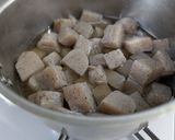 味のしみた我が家のピリ辛蒟蒻作り方3写真