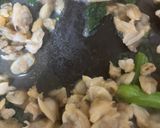 菜の花とあさりむき身のボンゴレ😋作り方5写真