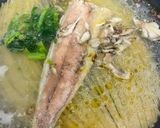 ワンパン💥サバのオイルスープパスタ作り方3写真