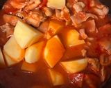 トマト缶と鶏もも肉煮込み作り方2写真