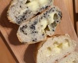 "6Pチーズ"で作る黒ごまチーズパン作り方11写真