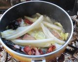 ベーコン白菜キクラゲ青唐辛子の中華パスタ作り方8写真