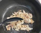 真鯛「式根鯛平君」と明日葉の炒めもの作り方4写真