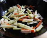 うどのシャキシャキきんぴら作り方5写真