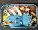 トリケラトプス弁当☆恐竜キャラ弁作り方8写真