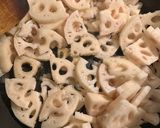 蓮根、白菜、豚バラの甘辛煮🥬作り方1写真