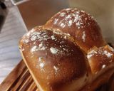 試作は1斤分の材料で。黒豆の山型食パン作り方8写真