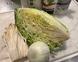 春キャベツとえのき茸の塩麹ドレッシング作り方1写真