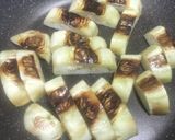 白茄子のとろとろバター醤油焼き作り方3写真
